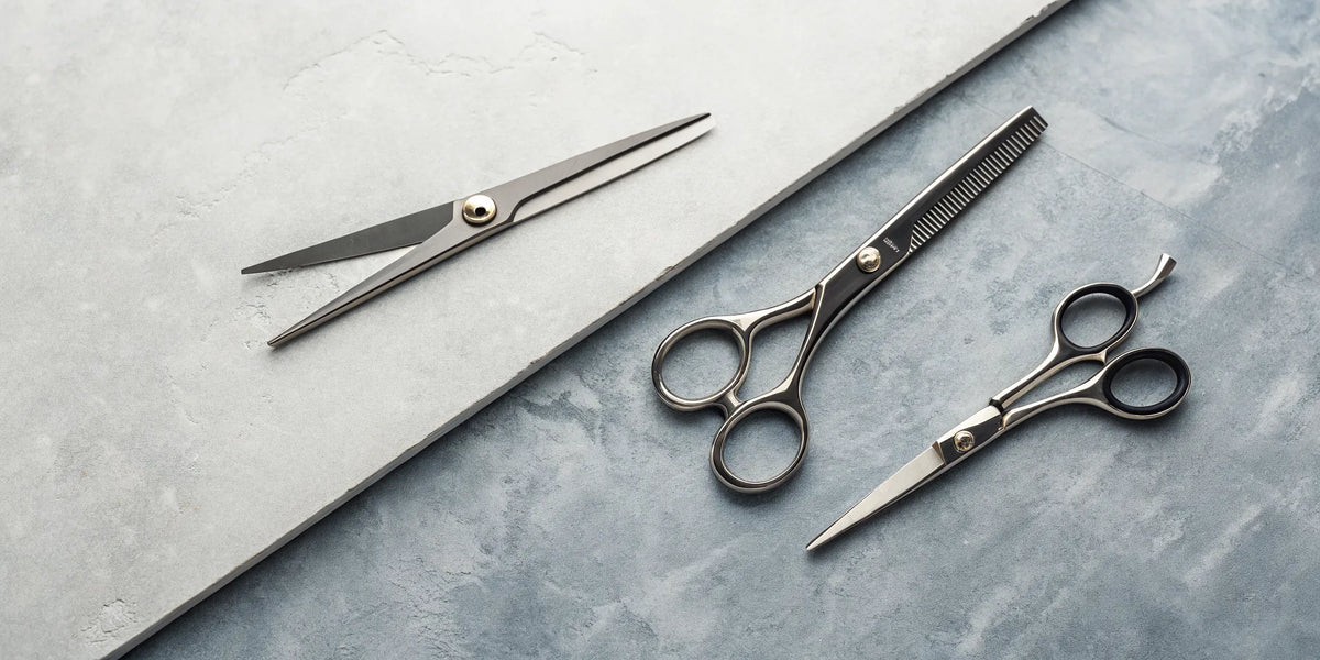Thinning shears vs. blending shears for professional barbers.