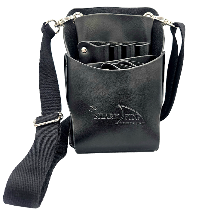 sharky fahrradtasche Shark Fin Leather Hip Pouch – Shark Fin Shears