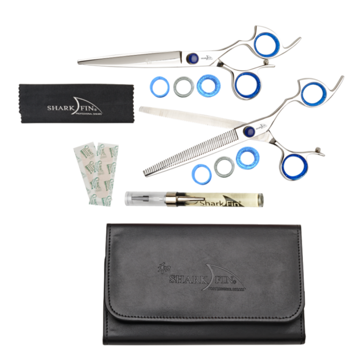 Standard Barber 2 Shear Set – Shark Fin Shears