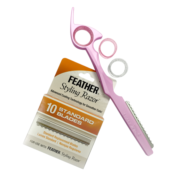 Aluminum Razor with Additional 10 Blades – Shark Fin Shears