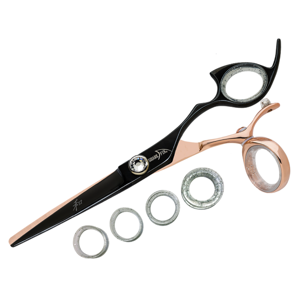 Professional-Rose Gold/Black – Shark Fin Shears