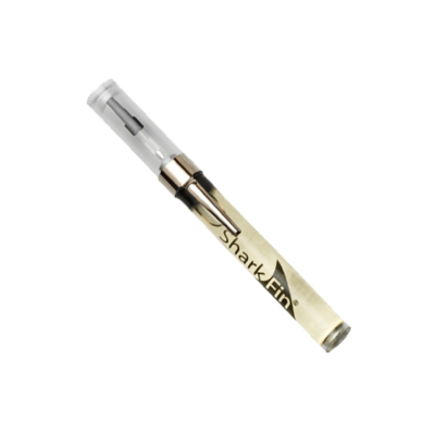 oil pen with sharkfin logo