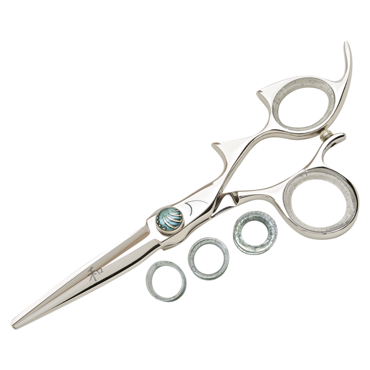 Hairdressing Scissors w/ free small scissors, Beauty & Personal Care, Hair  on Carousell