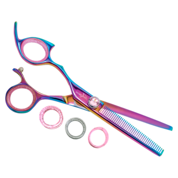 Left Handed Professional Plus Non-Swivel 40 Tooth Texture Shear