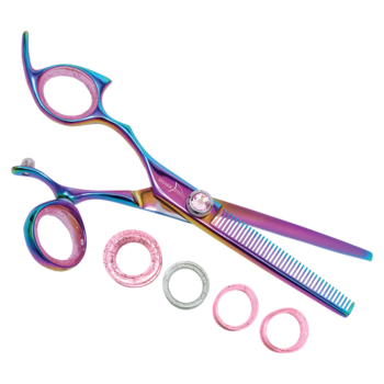 Left Hand Professional Plus Swivel Rainbow 40 Tooth Texturizer