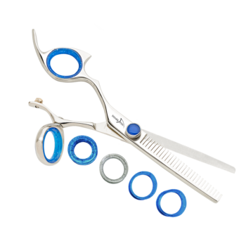 Left Hand Professional Swivel Stainless 30 Tooth Texturizer