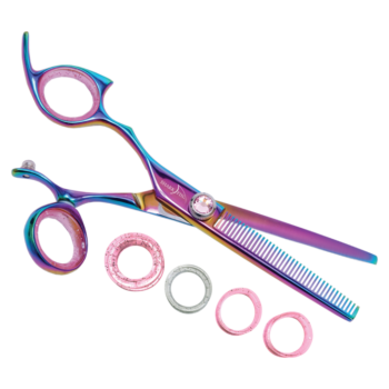 Left Hand Professional Plus Swivel Rainbow 40 Tooth Texturizer