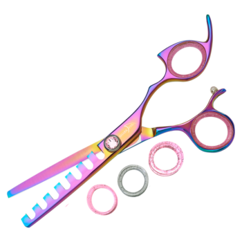 Right Hand Professional Plus Non-Swivel Rainbow 07 Tooth Texturizer